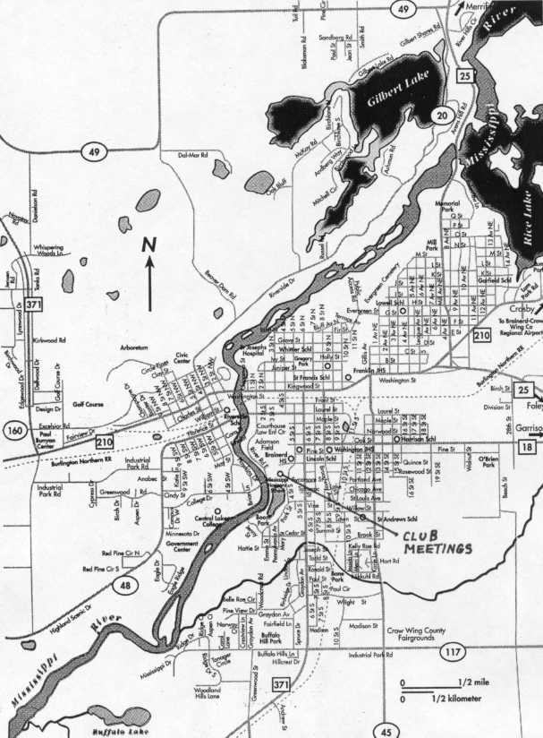 Map of meeting location